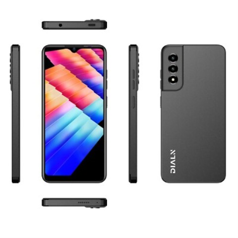 Cellulaire dialn gris avec case