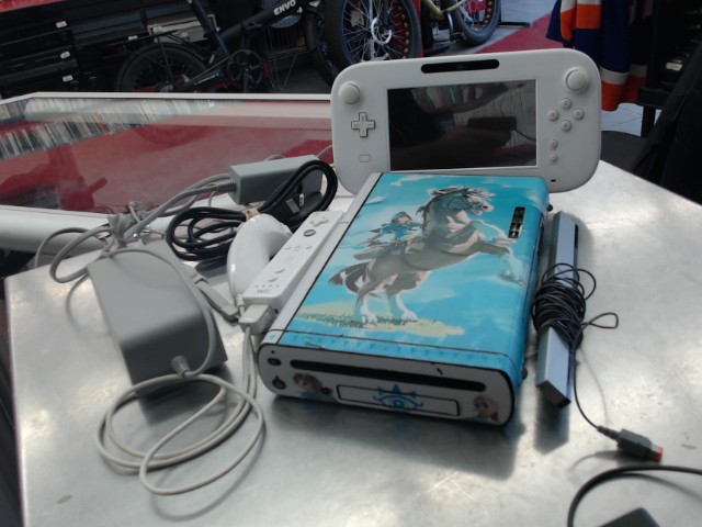 Console nintendo wii u av sticker zelda