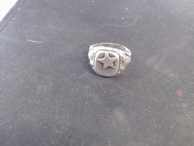 Bague en argent + etoile 7.18g