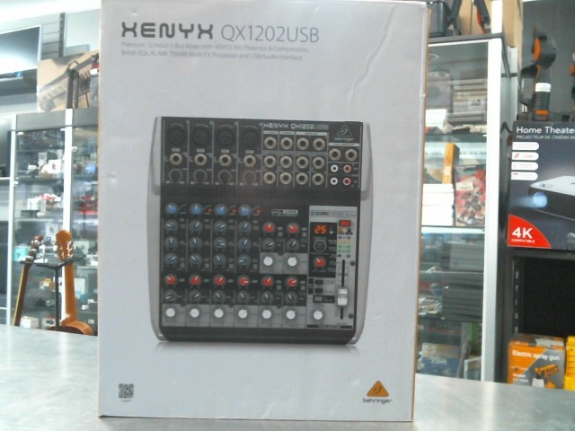 Mixer with xenyx mic preamps and compres