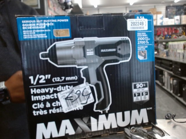 Impact wrench maximum