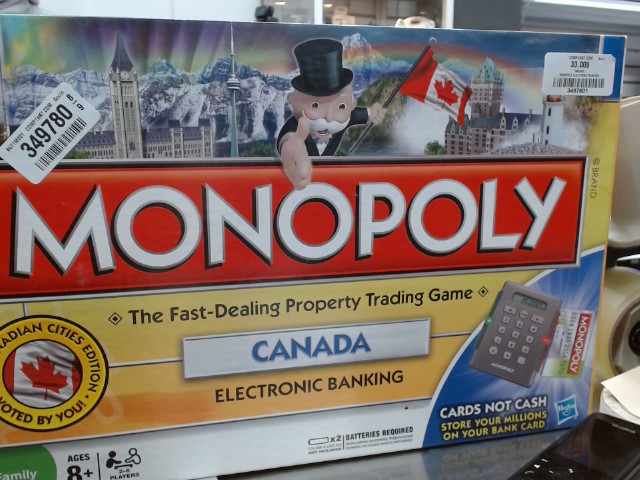 Monopoly electronic banking