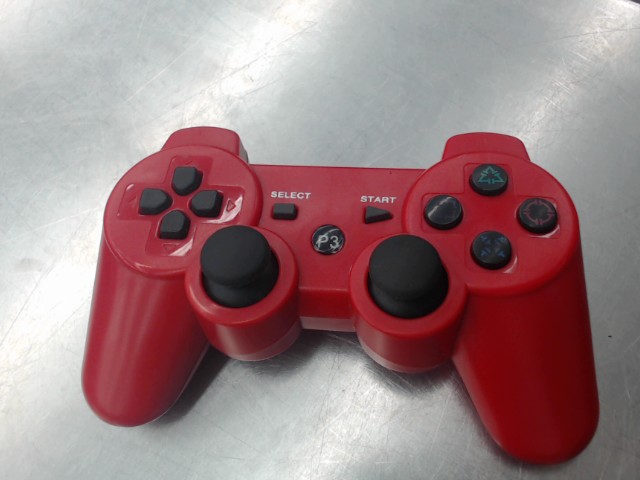 Manette de ps3 rouge fake