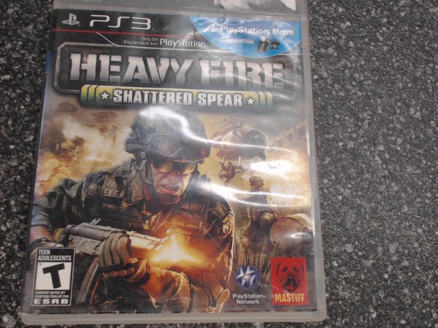 Heavy fire shattered spear