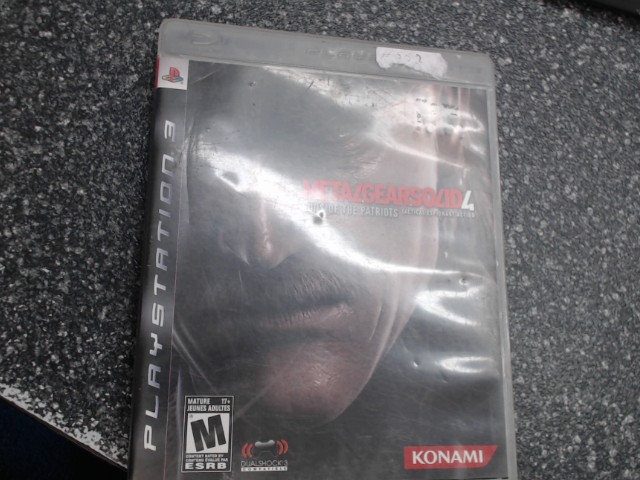 Metal gear solid 4 gun of the patriots