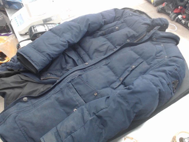 Manteau moose knuckle bleu medium