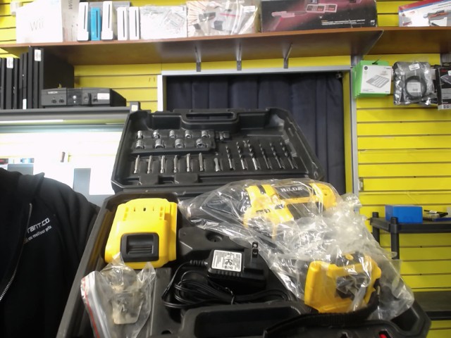 Perceuse sans fil 1 pile +acc neuf