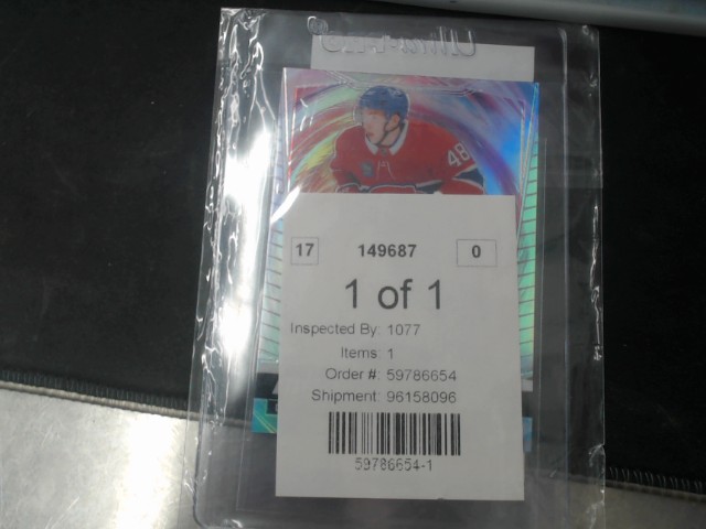 Carte de hockey lane hutson rainbow