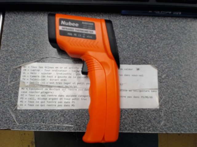 Infrared thermometer a main