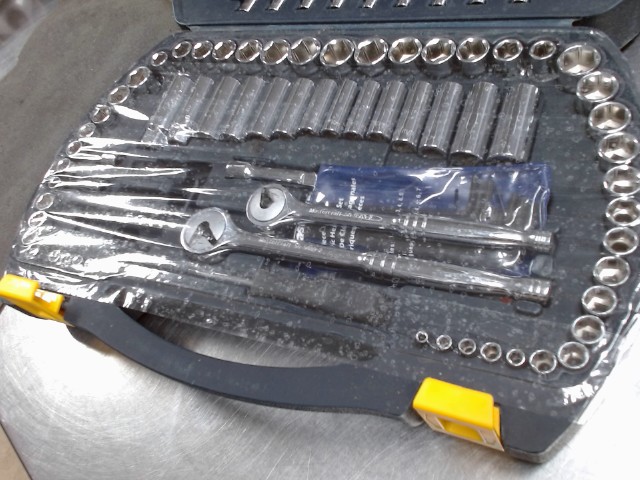 Kit de douille mastercraft case bleu