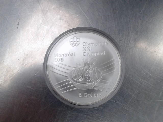 1976 olympic 5 dollars coin