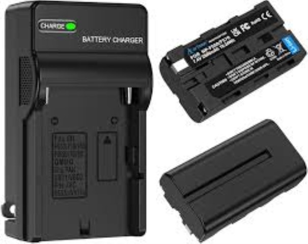 Chargeur camera avec 2 batterie