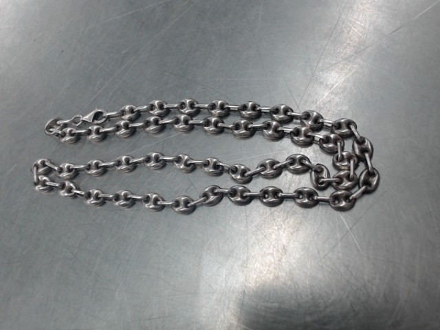 Chaine maille grain de cafe