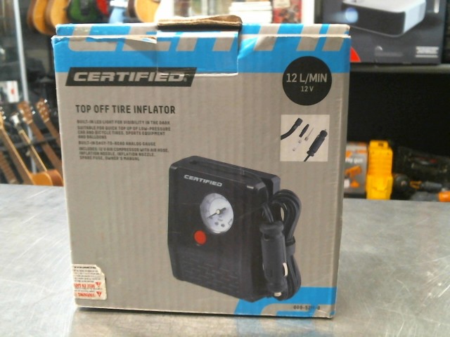 Gonfleur de pneu dnas la boite