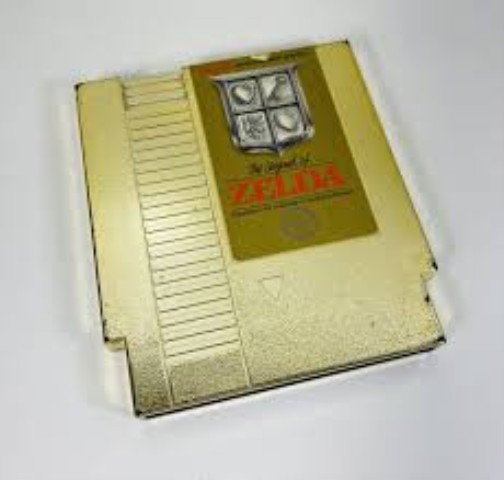 The legend of zelda gold cartridge