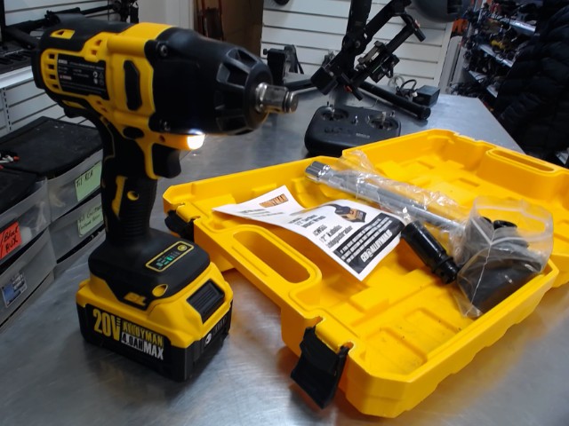 Drill impact alloy man + batt 4.0ah