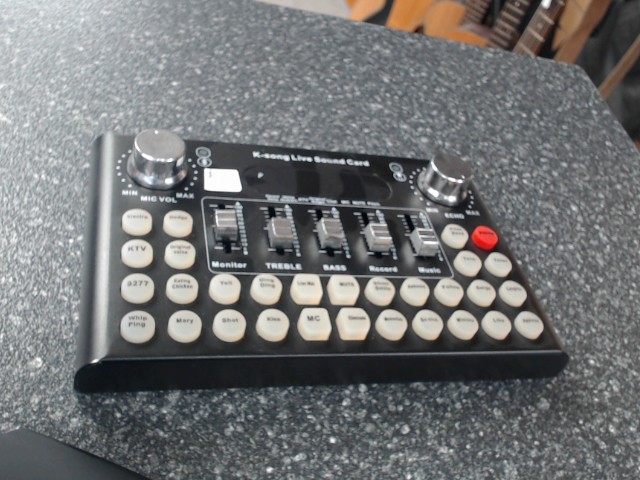 K-song live sound card