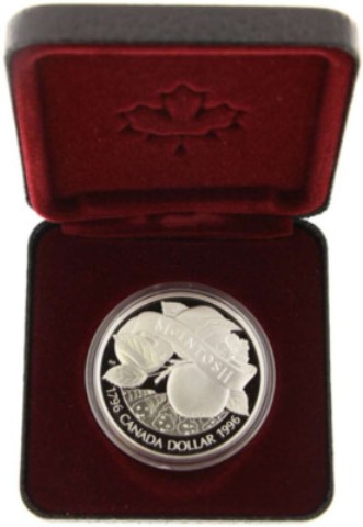 Canadian dollar mcintosh 1796-1996