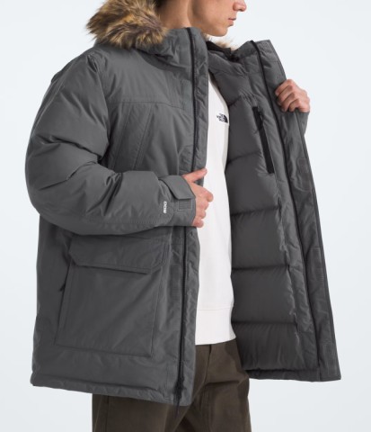Tnf parka mcmurdo homme gris