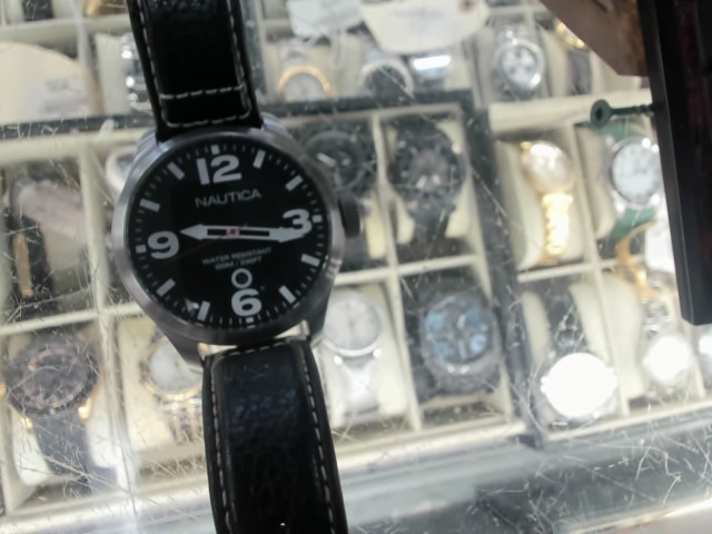 Montre nautica quartz noir