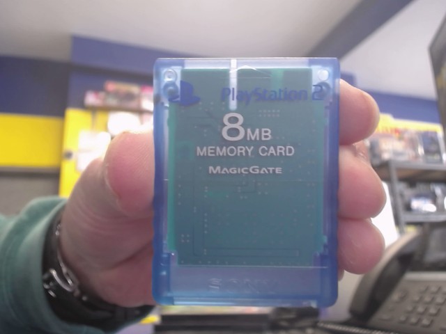 Carte memoire ps2 8bm bleu