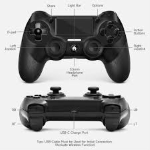 Manette aftermarket ps4 used no acc