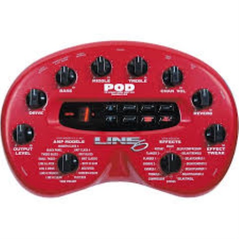 Multi effect guitar processor