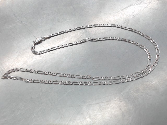 Chaine en argent gucci 22'' punch 9.25