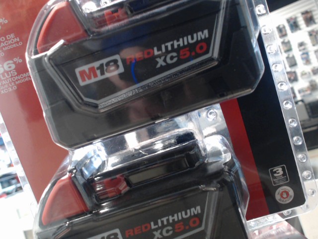 Milwaukee m18 2 batterie 5.0ah neuf