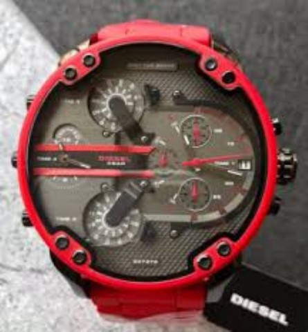 Montre rouge diesel