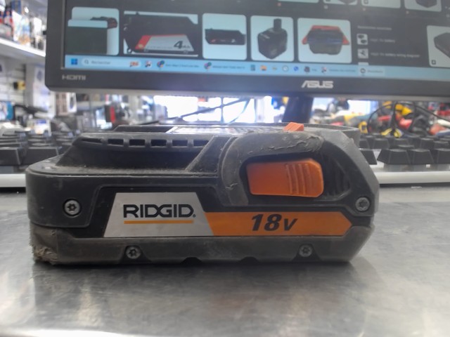 Batterie ridgid 18v 2 amp