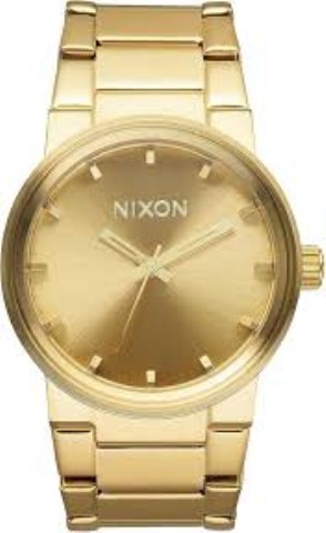 Montre couleur or nixon the cannon