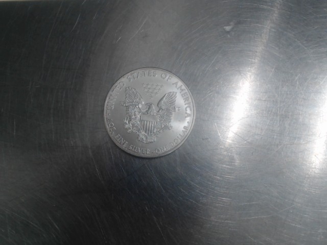 1oz silver eagle coin