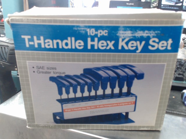 10 cl�e hexagonale a poigne en t