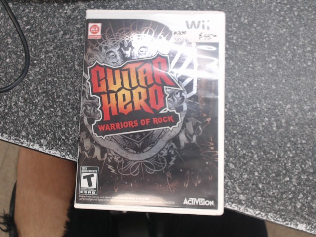 Guitar hero warriors of rock