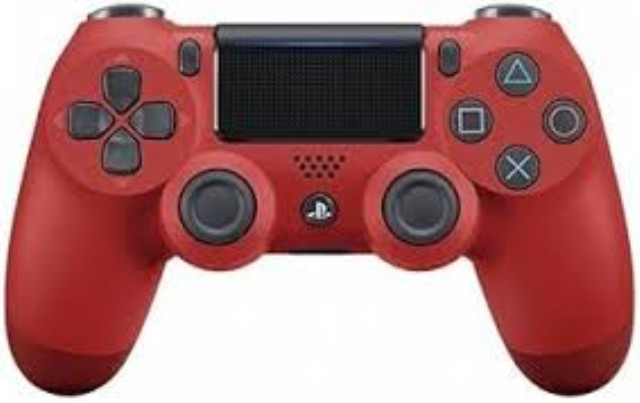 Manette de playstation 4 rouge