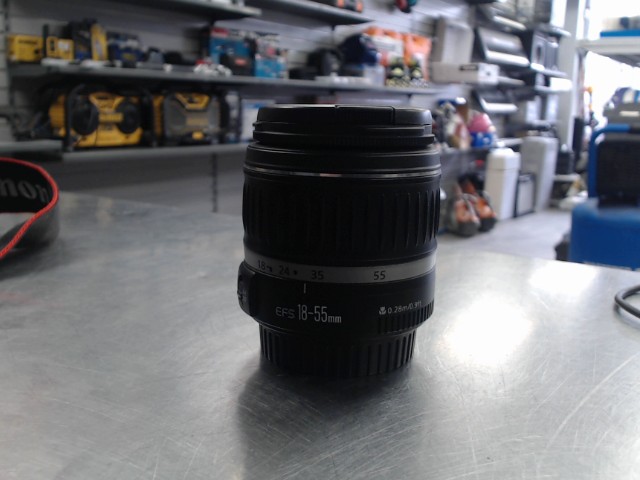Lens canon noir efs 18-55mm 0.28m