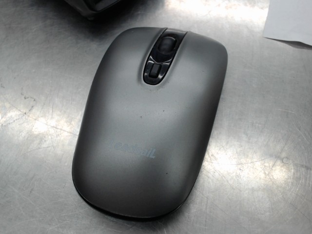 Souris sans fil grise et noir