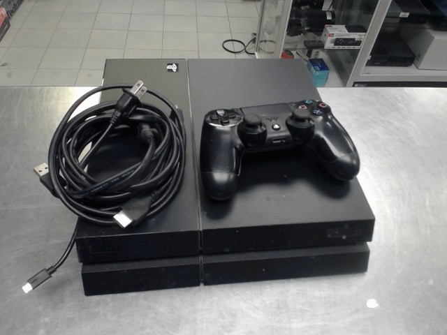 Console ps4 first gen + mannete + fils