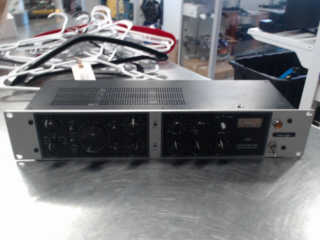 Classic vacuum tube preamplifier