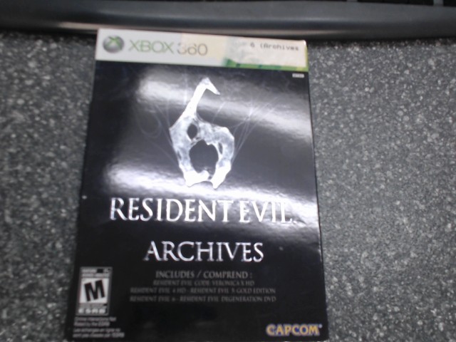Resident evil archives