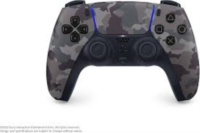 Manette de ps5 noir camouflage