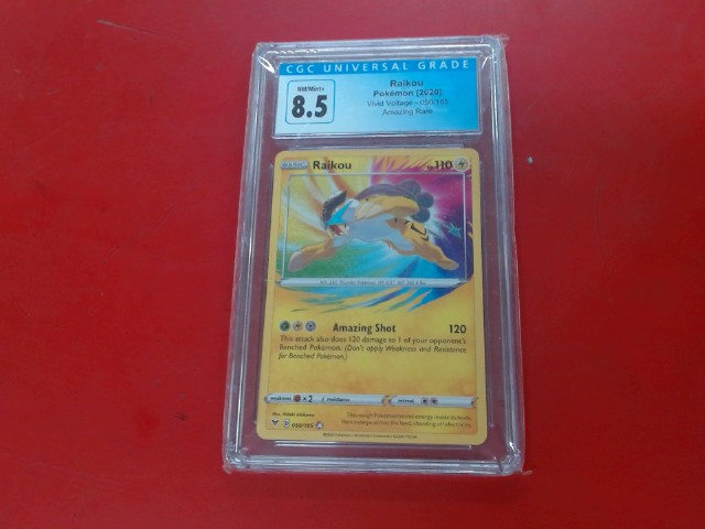 Raikou vivid voltage cgc 8.5 050/185