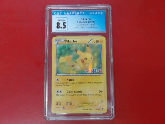 Pikachu generations toy r us 26/83 cgc 8