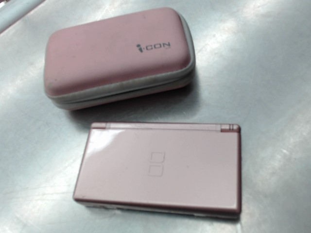 Nintendo ds lite pink av case et fil