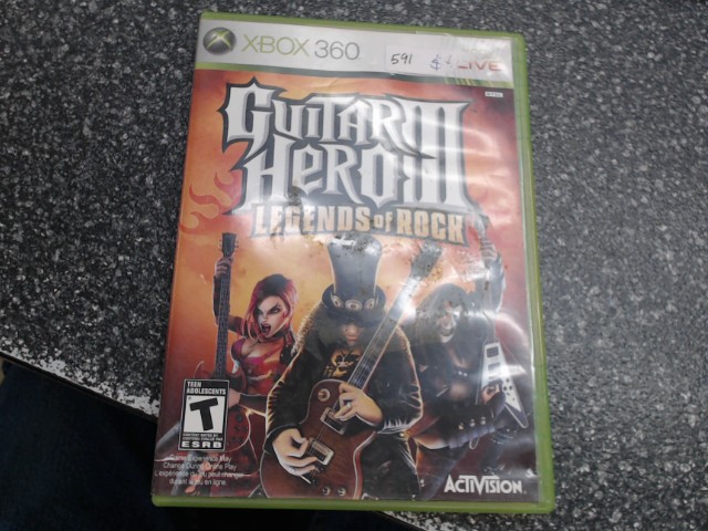 Guitar hero iii legends of rock