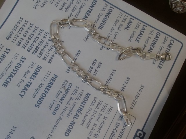 Bracelet en argent
