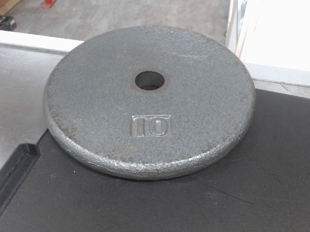 Poids 10lb acier