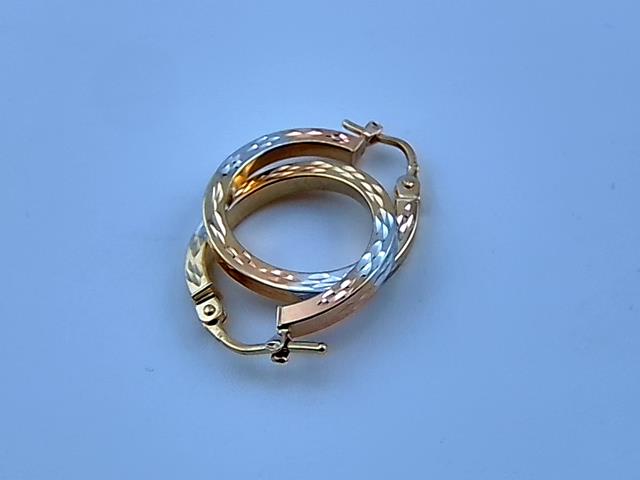 BOUCLES D OREILLES EN OR 10KT