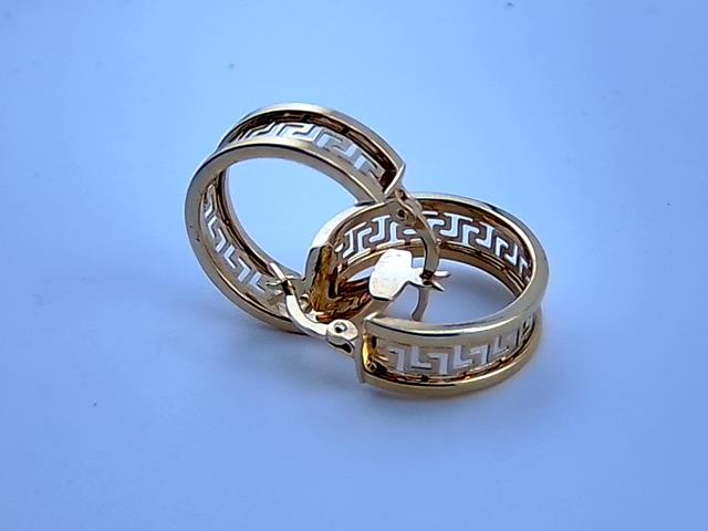 BOUCLES D OREILLES EN OR 10KT